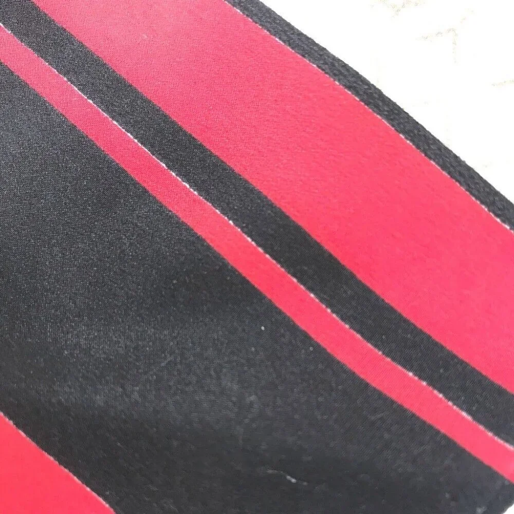 Dior Honeycomb Overall handle handkerchief Scarf silk Beige x Red x Black